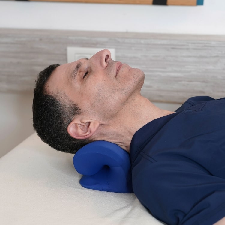 Orthopedic pillow for neck pain and relieving a stiff neck and neck pain Spinaly's Neck Calm